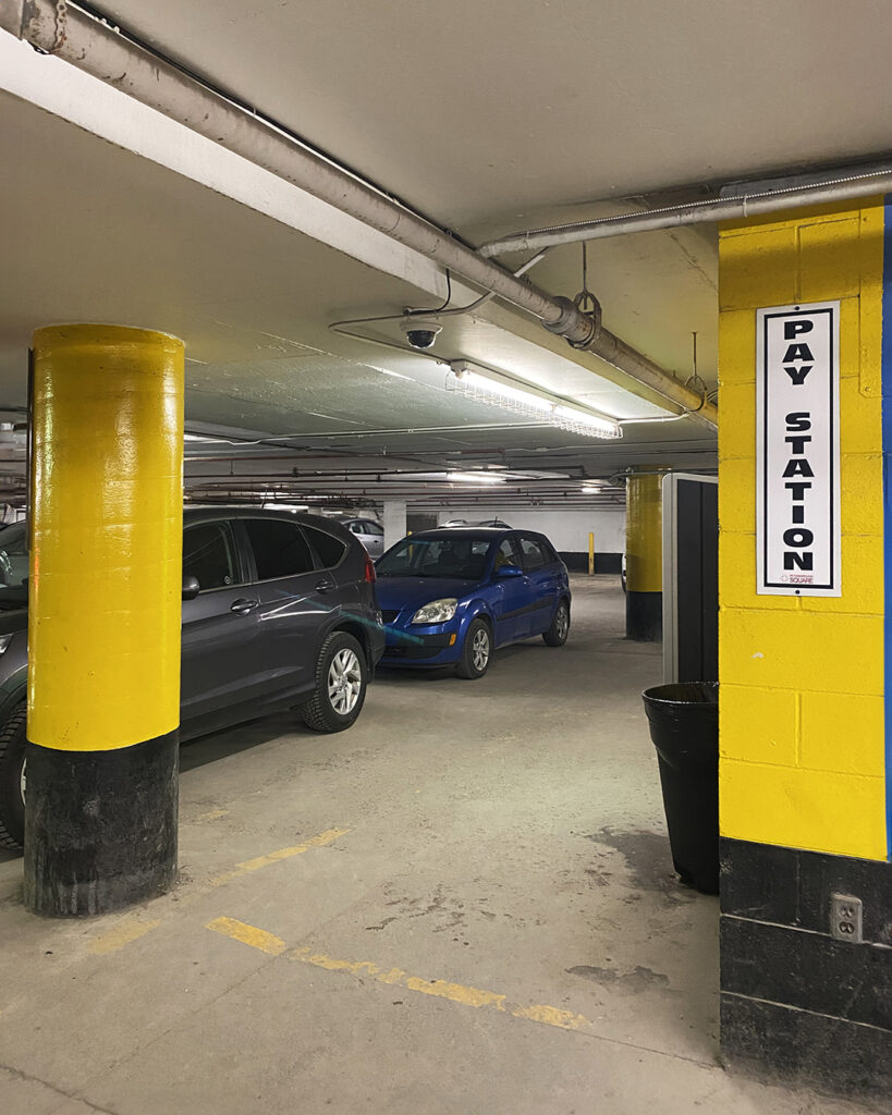 Underground parking lot